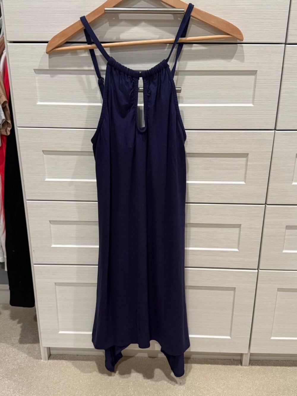 Lucky Brand Navy Swim Cover Up Dress Size M New with Tags
